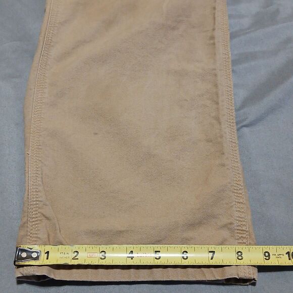 Carhartt Pants Mens 32x30 Beige Cargo Carpenter B151 DKH Loose Original Fit Work - Picture 12 of 15